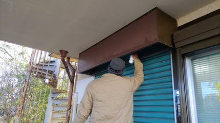 電動シャッターの修理