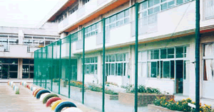 防球ネット修理